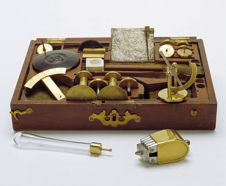 Compendio con strumenti magnetici, Adams, George junior;  (ca 1780)