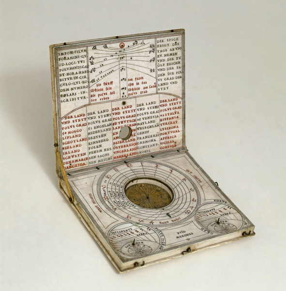 Orologio solare, dittico, Tucher, Hans;  (1551 - 1600)